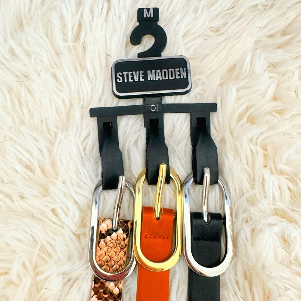 New ✨ 3 Pack Steve Madden Skinny Belts